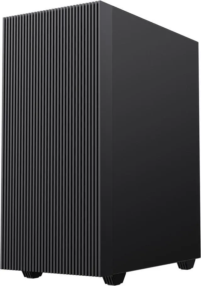 Alt view image 6 of 14 - Gamemax Edge Black USB3.0 Tempered Glass Micro ATX Gaming Computer Case w/Tempered Glass Panel and 1 x ARGB LED Fan x Rear (Pre-Installed