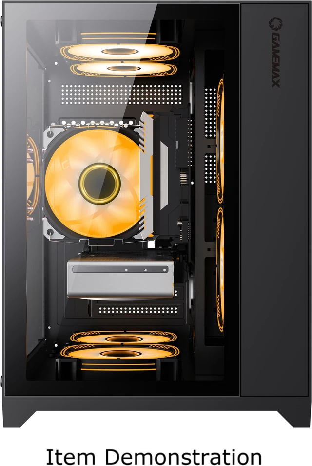 Sigma Infinity Mini GAMEMAX INFINITY MINI Black Tempered Glass USB3.0 PC Case-Supports Flex ...