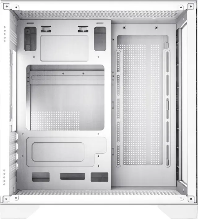 Alt view image 7 of 11 - GAMEMAX INFINITY MINI White Tempered Glass USB3.0 PC Case-Supports Flex-ATX/Mini-ITX - Fans Not Included