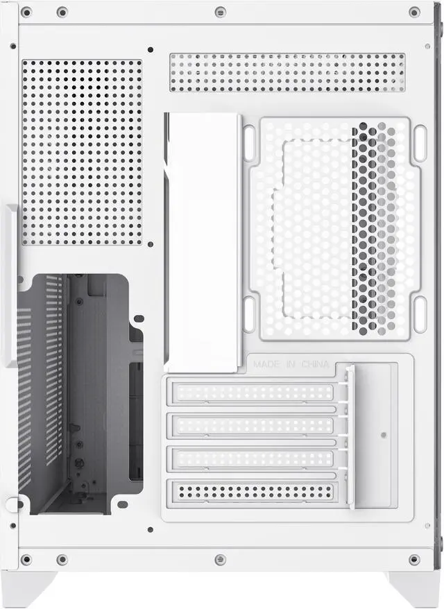 Alt view image 9 of 11 - GAMEMAX INFINITY MINI White Tempered Glass USB3.0 PC Case-Supports Flex-ATX/Mini-ITX - Fans Not Included