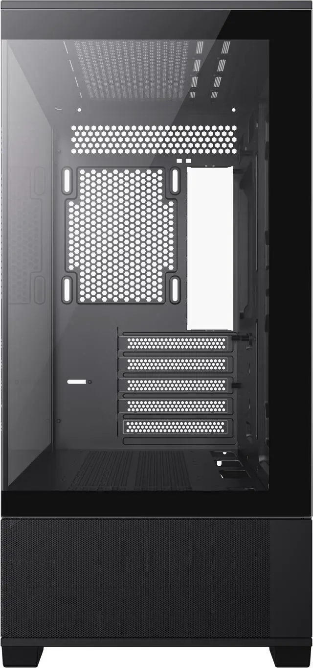 Alt view image 5 of 16 - GAMEMAX VISTA MB Black USB3.0 Micro-ATX Tower Tempered Glass Computer Case. Fan is Not Included.