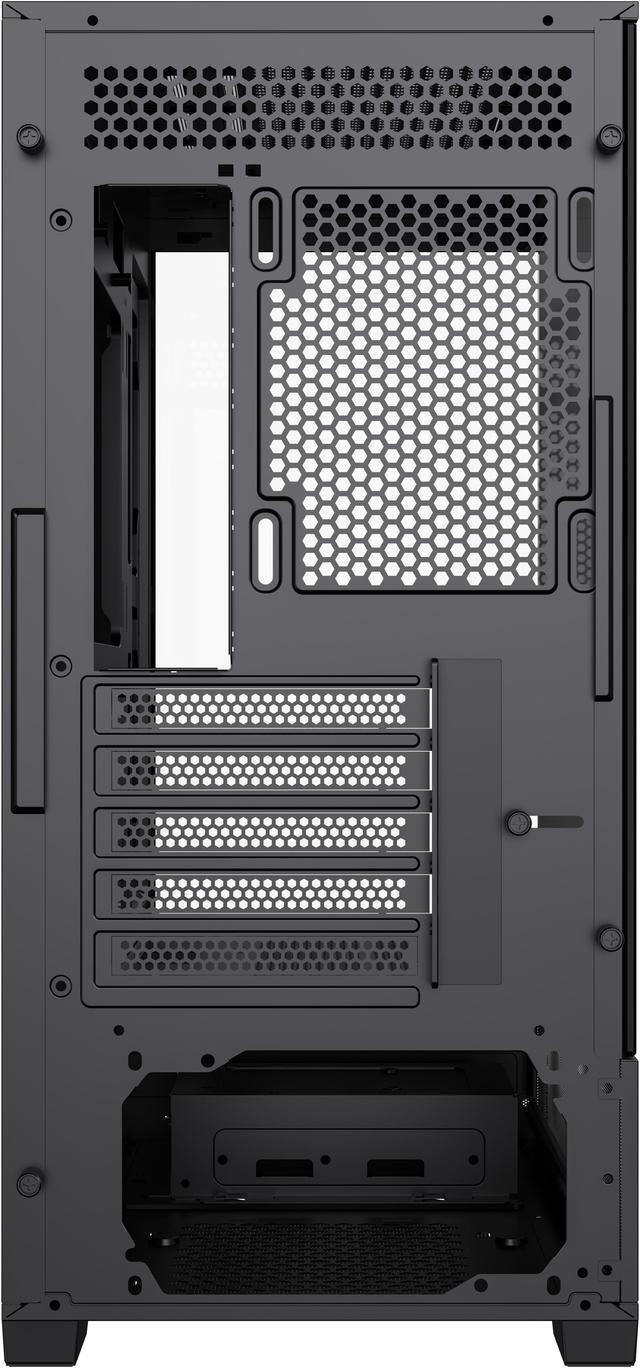 Alt view image 12 of 16 - GAMEMAX VISTA MB Black USB3.0 Micro-ATX Tower Tempered Glass Computer Case. Fan is Not Included.