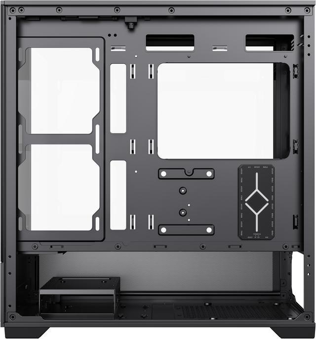 Alt view image 14 of 16 - GAMEMAX VISTA MB Black USB3.0 Micro-ATX Tower Tempered Glass Computer Case. Fan is Not Included.