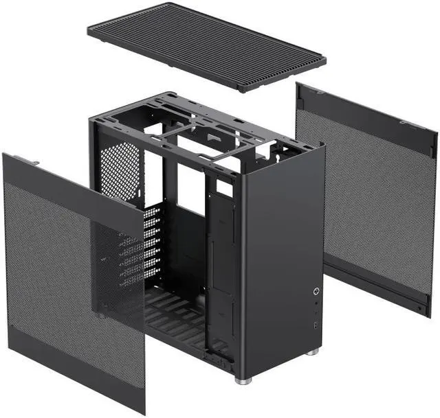 Alt view image 6 of 14 - GAMEMAX MESHBOX Black ATX Deskop Chassis-Micro ATX / ATX / Mini ITX/ DTX- Fully Mesh Side Panel