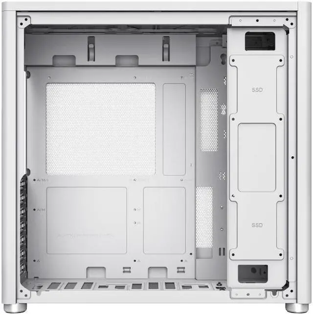 Alt view image 6 of 13 - GAMEMAX MESHBOX White ATX Deskop Chassis-Micro ATX / ATX / Mini ITX/ DTX- Fully Mesh Side Panel