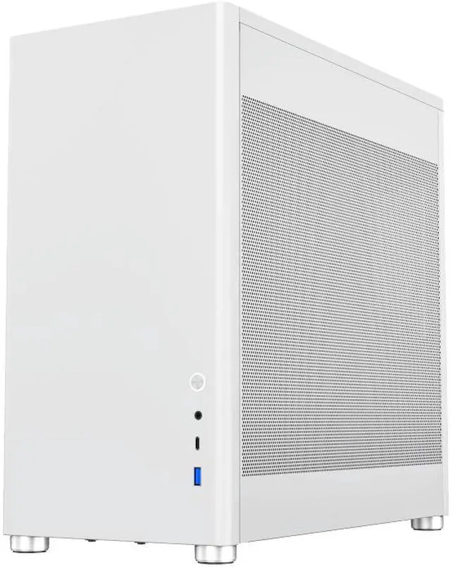 Alt view image 3 of 13 - GAMEMAX MESHBOX White ATX Deskop Chassis-Micro ATX / ATX / Mini ITX/ DTX- Fully Mesh Side Panel