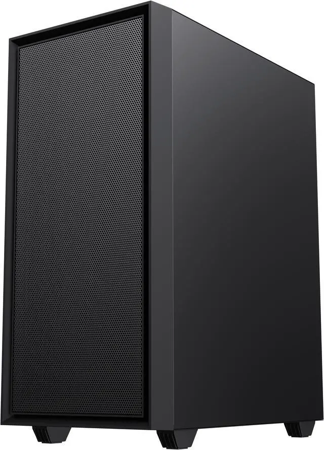 Alt view image 4 of 12 - GAMEMAX Storm WH Black Micro-ATX Gaming Case-Pre-installed 1x  Autoflow Rainbow LED Fan  x Rear Pre-Installed