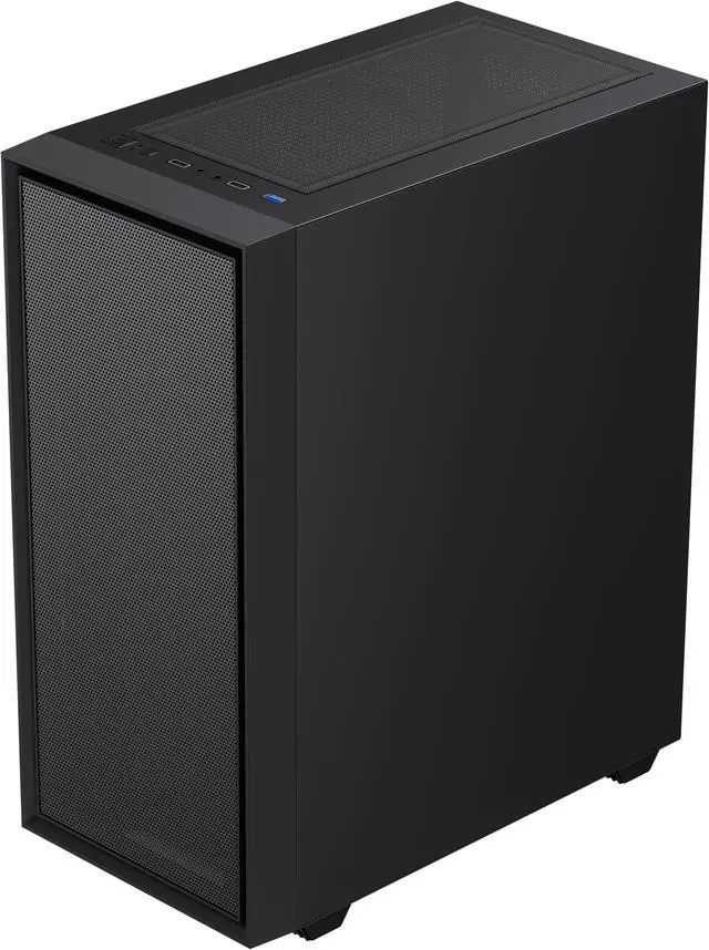Alt view image 6 of 12 - GAMEMAX Storm WH Black Micro-ATX Gaming Case-Pre-installed 1x  Autoflow Rainbow LED Fan  x Rear Pre-Installed