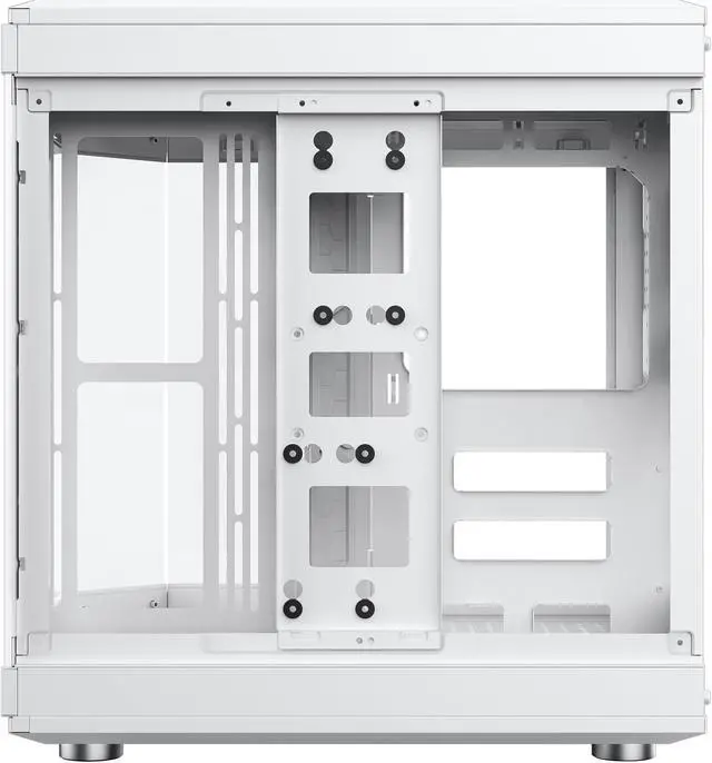Alt view image 9 of 14 - GAMEMAX HYPE White USB3.0/Type C Panoramic Tempered Glass ATX Mid-Tower PC case w/3 xARGB Fans(Pre-Installed)
