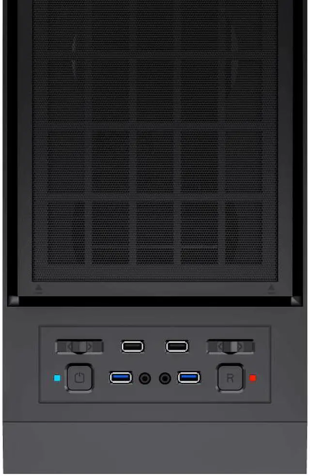 Alt view image 9 of 11 - GAMEMAX Master TG Black Tempered Glass Full Tower Computer Case w/3x120mm Autoflow Rainbow Fans (Pre-Installed)