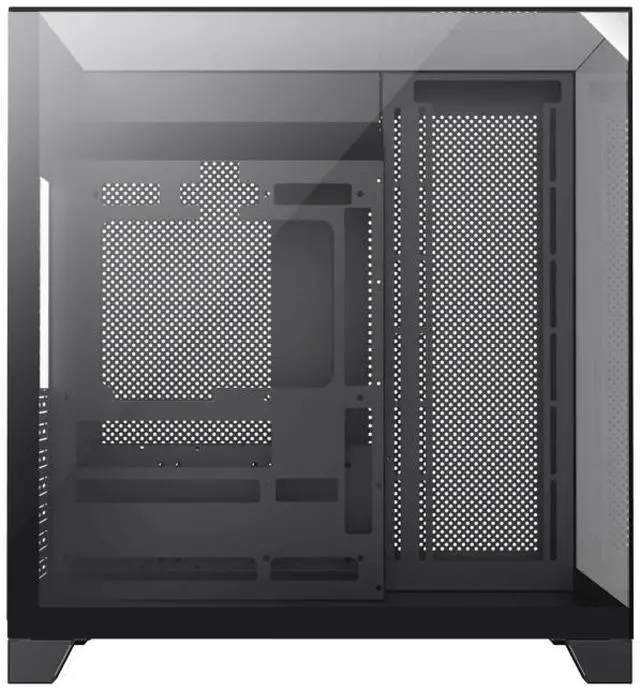 Alt view image 11 of 12 - GAMEMAX Infinity Plus Black USB3.0 / Type C ATX Mid-Tower Gaming Computer Case w/3 x Tempered Glass Side Panel (Fans Not Included). Support 4000 Series GPU and 360mm AIO