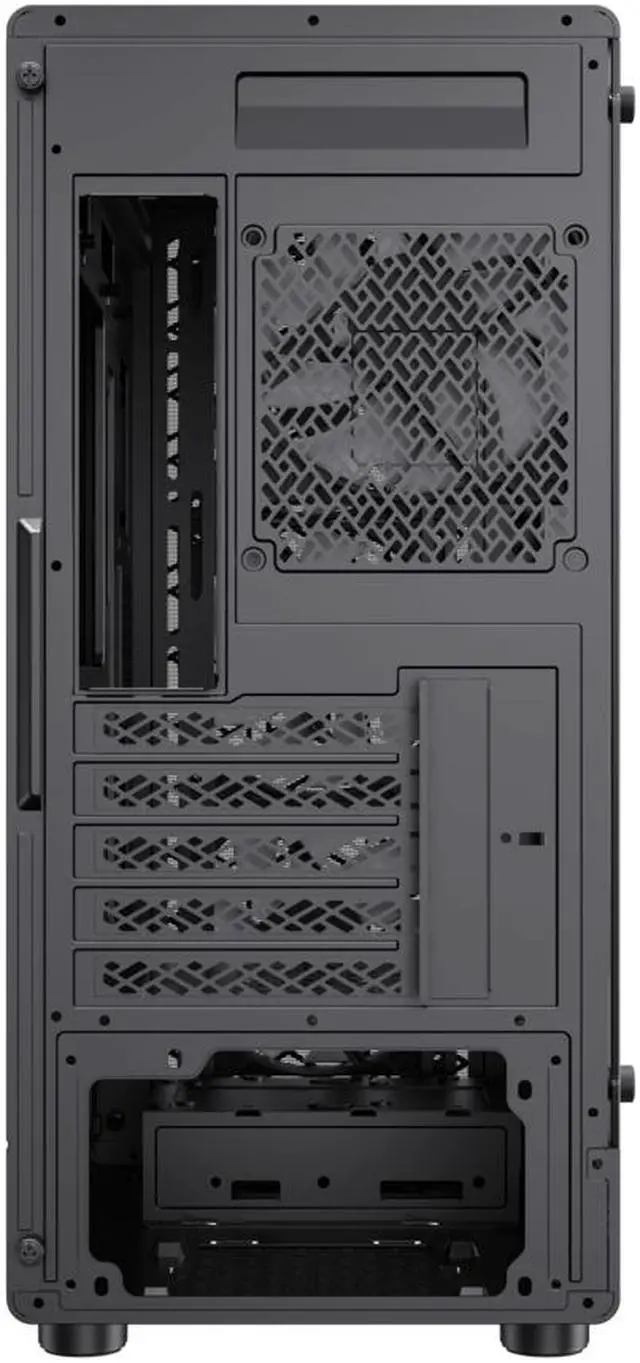 Alt view image 10 of 11 - GAMEMAX Forge MB Premium USB3.0 + Type C Black Tempered Glass Micro ATX Computer Gaming Case w/4 x ARGB Fans Pre-Installed