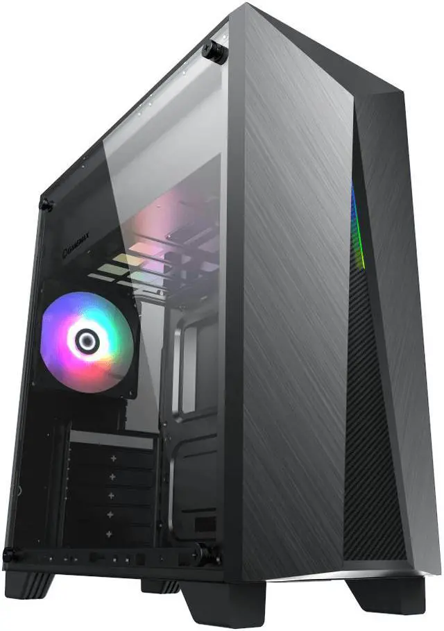 Main image of GAMEMAX Gamemax Nova N6 Black Steel / Tempered Glass ATX Mid Tower Gaming Computer Case