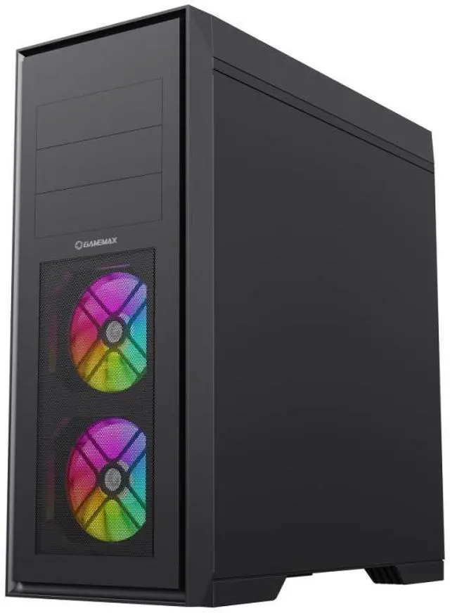 Alt view image 13 of 19 - GAMEMAX MASTER 2 Black Tempered Glass USB3.0 and Type C Full Tower ATX Computer Case w/3 x ARGB Fans (Pre-Installed), Support 4090TI GPU and 360mm AIO