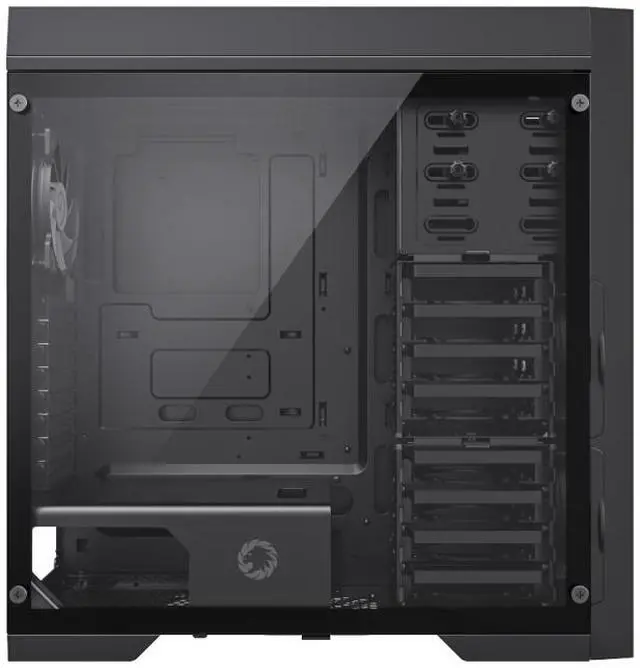 Alt view image 15 of 19 - GAMEMAX MASTER 2 Black Tempered Glass USB3.0 and Type C Full Tower ATX Computer Case w/3 x ARGB Fans (Pre-Installed), Support 4090TI GPU and 360mm AIO