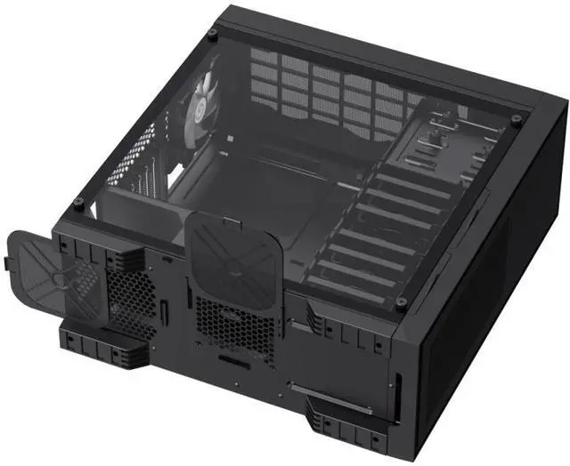 Alt view image 17 of 19 - GAMEMAX MASTER 2 Black Tempered Glass USB3.0 and Type C Full Tower ATX Computer Case w/3 x ARGB Fans (Pre-Installed), Support 4090TI GPU and 360mm AIO