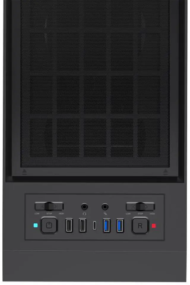 Alt view image 18 of 19 - GAMEMAX MASTER 2 Black Tempered Glass USB3.0 and Type C Full Tower ATX Computer Case w/3 x ARGB Fans (Pre-Installed), Support 4090TI GPU and 360mm AIO