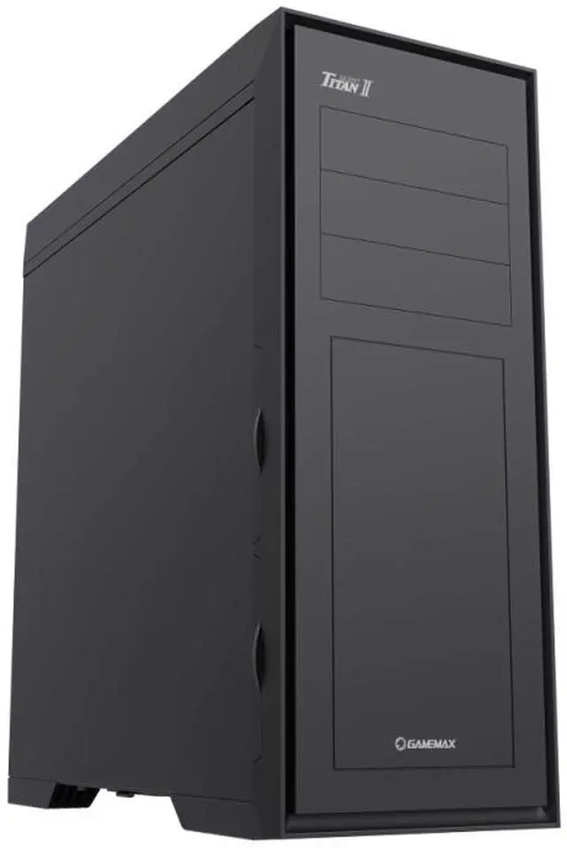 Main image of GAMEMAX Titan Silent 2 Black USB3.0/Type C ATX Gaming Full Tower Computer Case w/3 x Silent Fans (Pre-Installed). Support 4090 GPU and 360mm AIO