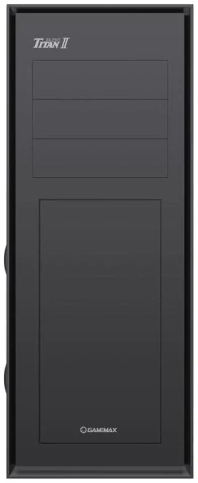 Alt view image 2 of 11 - GAMEMAX Titan Silent 2 Black USB3.0/Type C ATX Gaming Full Tower Computer Case w/3 x Silent Fans (Pre-Installed). Support 4090 GPU and 360mm AIO