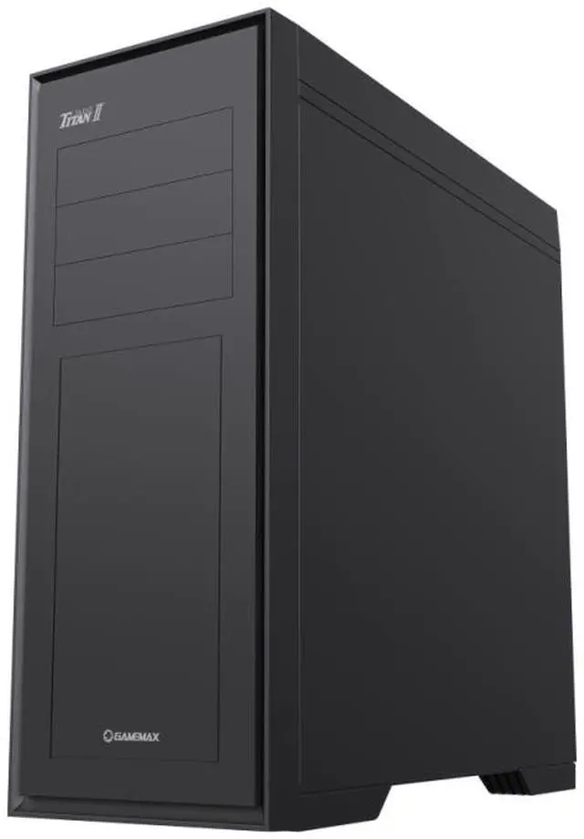 Alt view image 3 of 11 - GAMEMAX Titan Silent 2 Black USB3.0/Type C ATX Gaming Full Tower Computer Case w/3 x Silent Fans (Pre-Installed). Support 4090 GPU and 360mm AIO