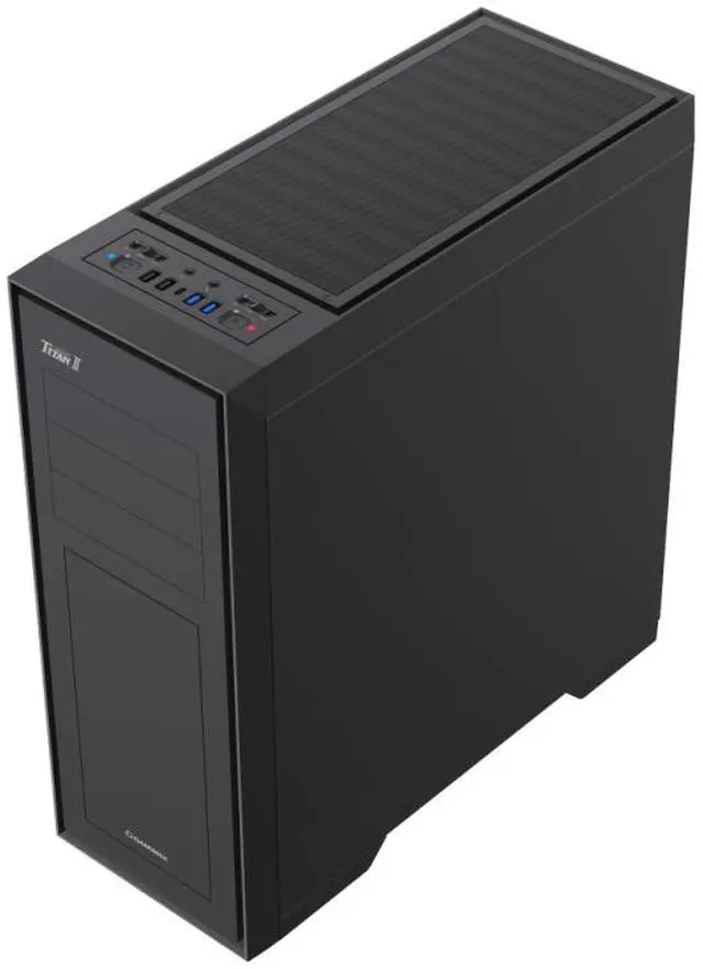 Alt view image 5 of 11 - GAMEMAX Titan Silent 2 Black USB3.0/Type C ATX Gaming Full Tower Computer Case w/3 x Silent Fans (Pre-Installed). Support 4090 GPU and 360mm AIO