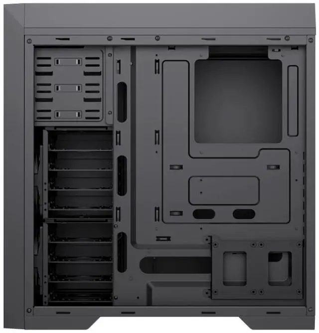 Alt view image 9 of 11 - GAMEMAX Titan Silent 2 Black USB3.0/Type C ATX Gaming Full Tower Computer Case w/3 x Silent Fans (Pre-Installed). Support 4090 GPU and 360mm AIO