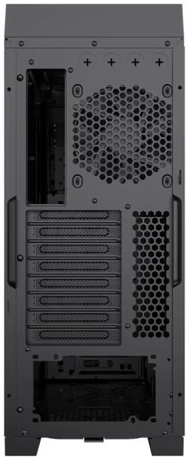 Alt view image 10 of 11 - GAMEMAX Titan Silent 2 Black USB3.0/Type C ATX Gaming Full Tower Computer Case w/3 x Silent Fans (Pre-Installed). Support 4090 GPU and 360mm AIO