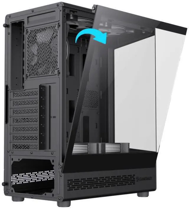 Alt view image 6 of 13 - GAMEMAX Vista COC AB Black ATX Mid Tower Case (Computer Cases - ATX Form)