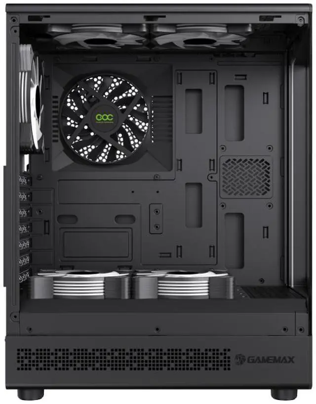 Alt view image 8 of 13 - GAMEMAX Vista COC AB Black ATX Mid Tower Case (Computer Cases - ATX Form)