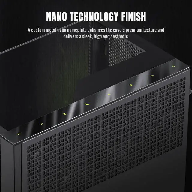 Alt view image 8 of 11 - GAMEMAX T20 BK Black case. Three-sided tempered glass offers a full, unobstructed view of your hardware. 90° rotated motherboard layout enhances airflow using the natural Stack Effect.