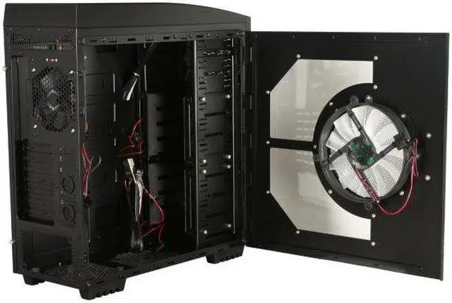 Alt view image 5 of 8 - AZZA Solano 1000 Black Japanese SECC Steel/Metal mesh in front MicroATX/ATX/Full ATX Computer Case