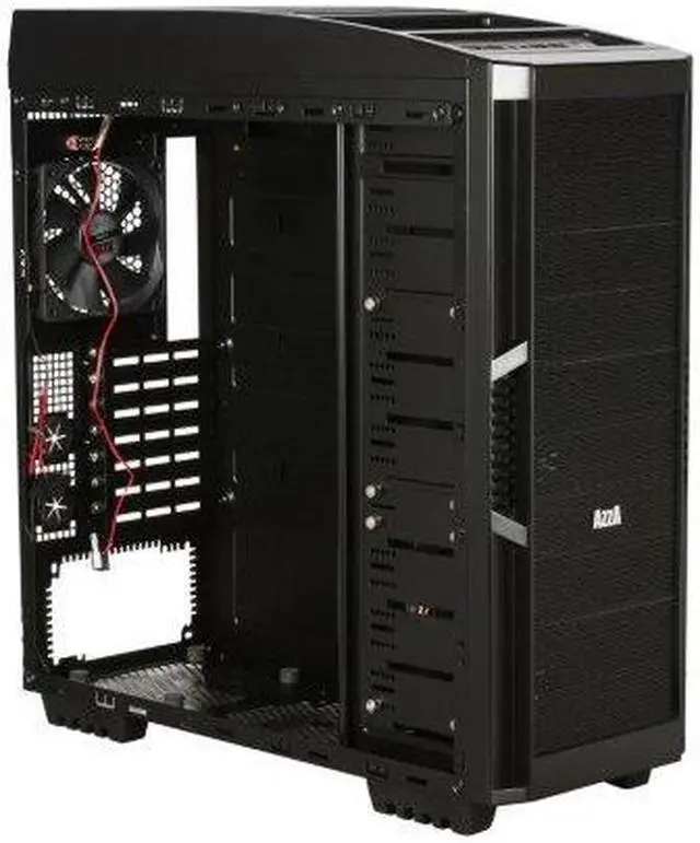 Alt view image 7 of 8 - AZZA Solano 1000 Black Japanese SECC Steel/Metal mesh in front MicroATX/ATX/Full ATX Computer Case