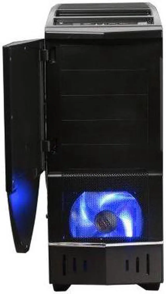 Alt view image 2 of 8 - AZZA Fantom 900 Black Japanese SECC Steel/Aluminum ATX Mid Tower Computer Case