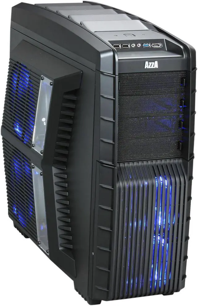 Main image of AZZA Hurrican 2000 CSAZ-2000 Black SECC Japanese Steel ATX Full Tower Computer Case