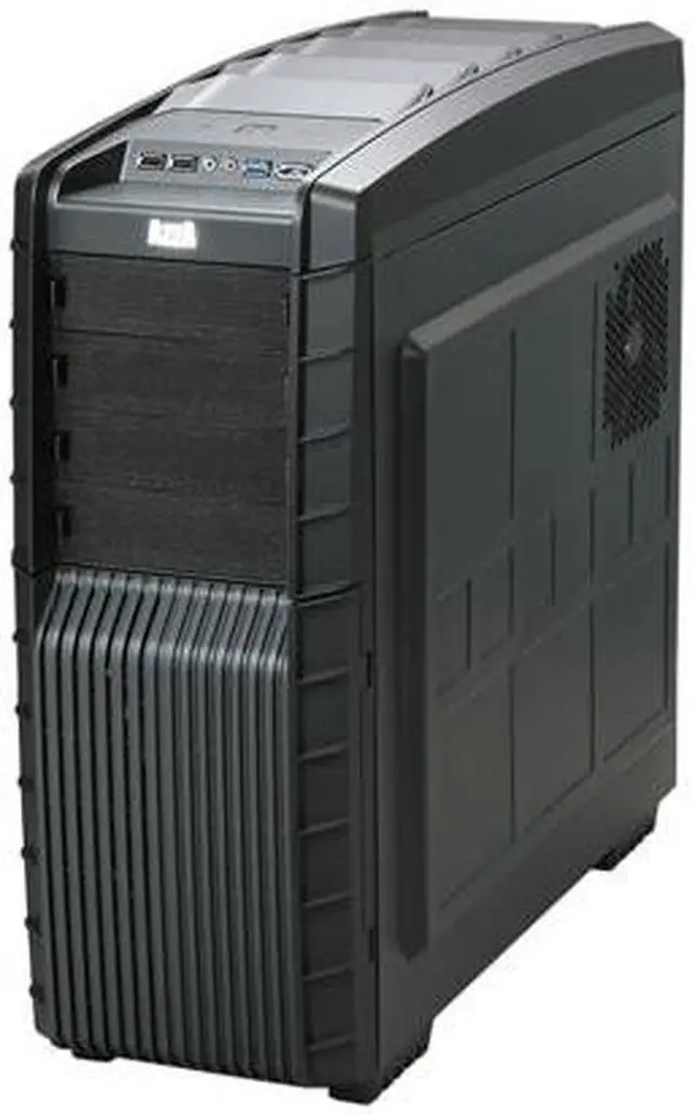 Alt view image 3 of 9 - AZZA Hurrican 2000 CSAZ-2000 Black SECC Japanese Steel ATX Full Tower Computer Case