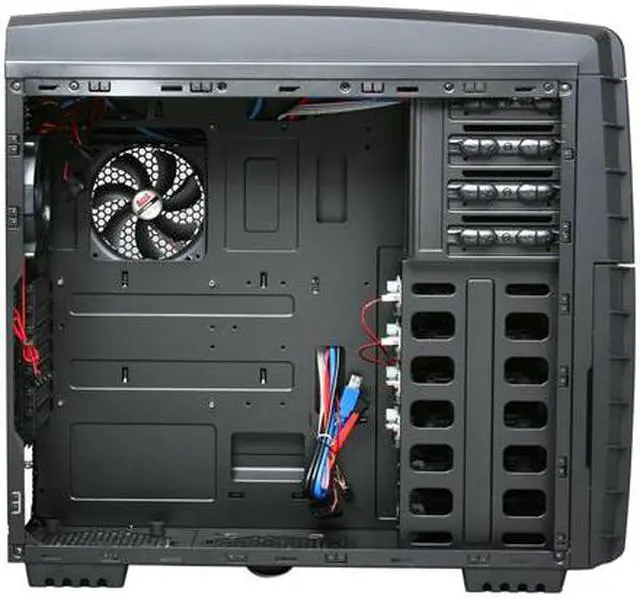 Alt view image 6 of 9 - AZZA Hurrican 2000 CSAZ-2000 Black SECC Japanese Steel ATX Full Tower Computer Case