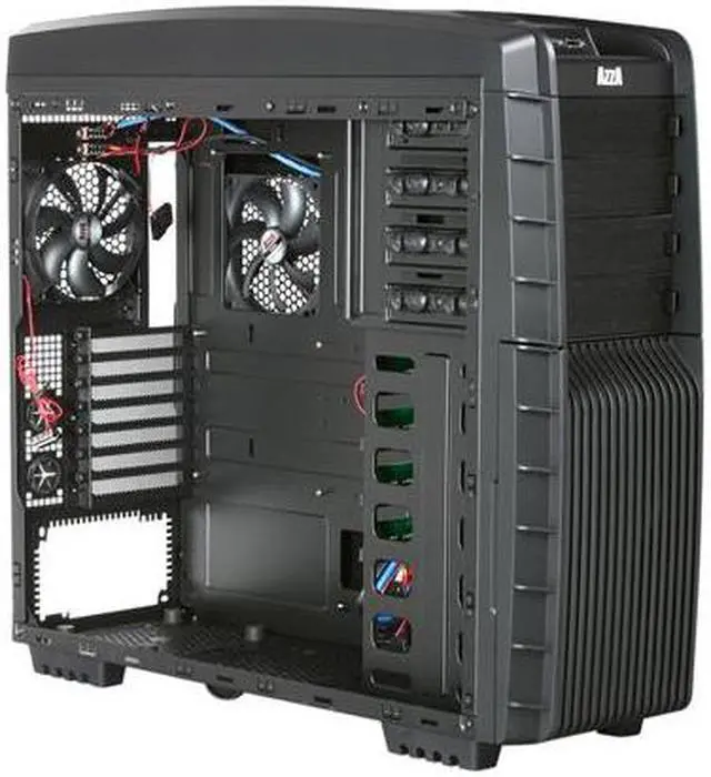 Alt view image 7 of 9 - AZZA Hurrican 2000 CSAZ-2000 Black SECC Japanese Steel ATX Full Tower Computer Case