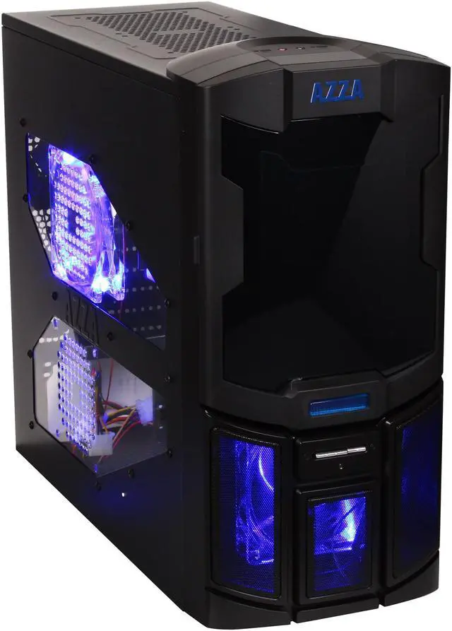 Main image of AZZA Spartan CSAZ-102E Black SECC Steel ATX Mid Tower Computer Case