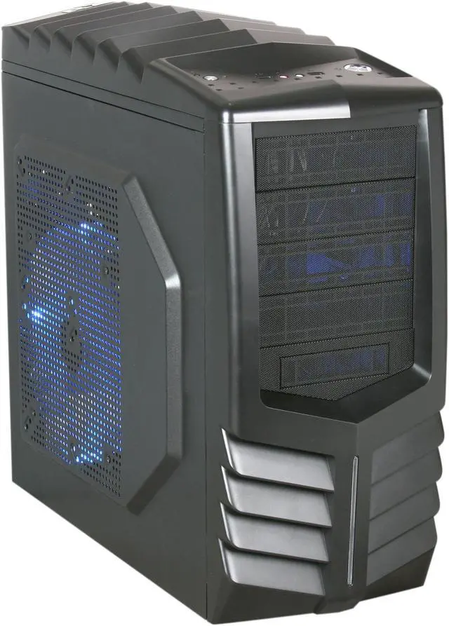 Main image of AZZA Toledo 301 (CSAZ-301) Black SECC Steel ATX Mid Tower Computer Case