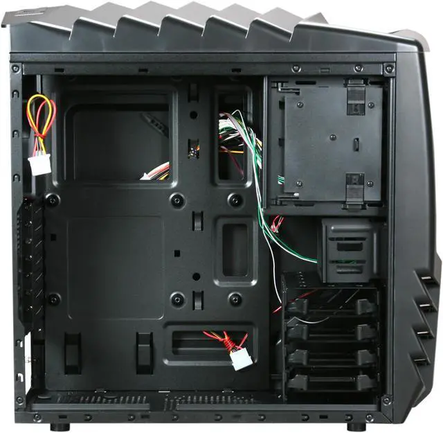 Alt view image 6 of 10 - AZZA Toledo 301 (CSAZ-301) Black SECC Steel ATX Mid Tower Computer Case