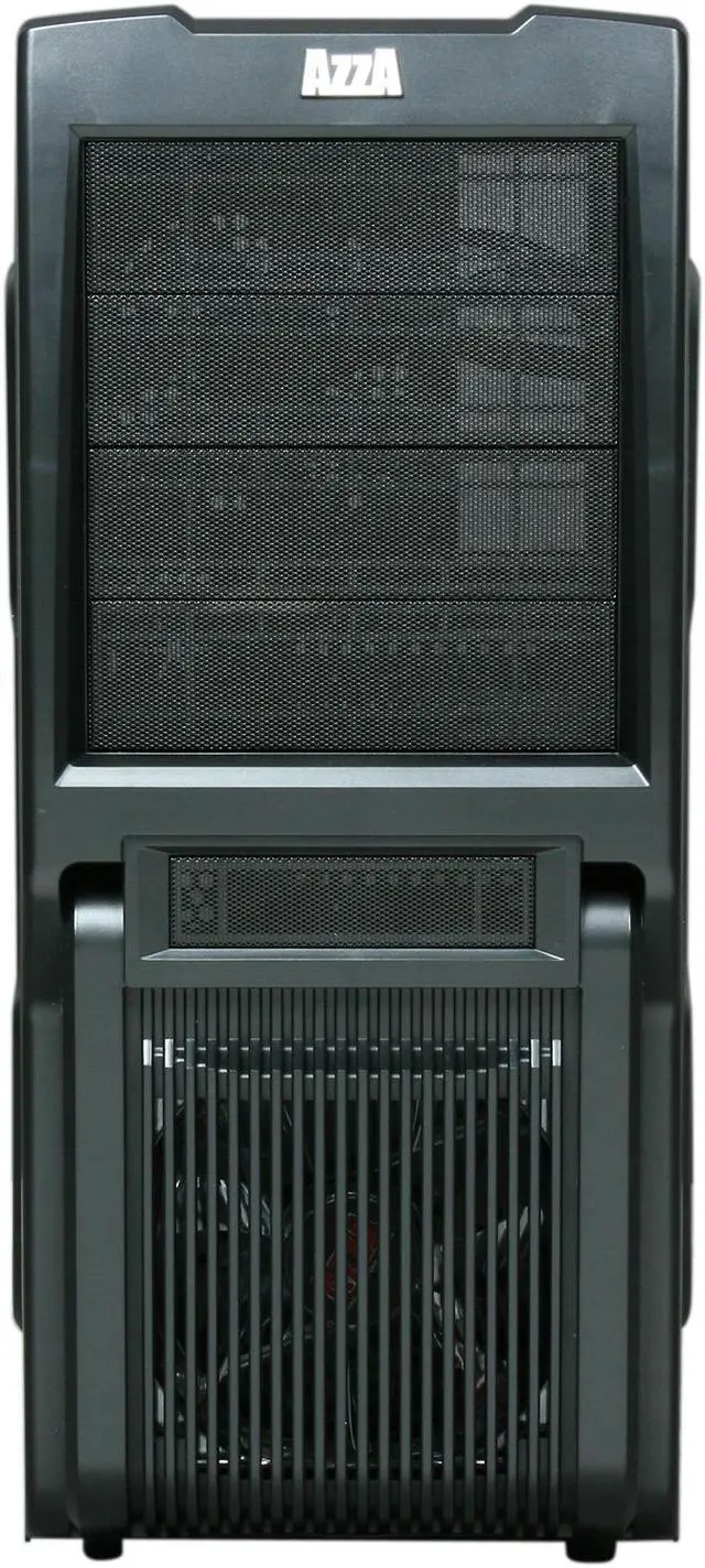 Alt view image 2 of 10 - AZZA Triton 401 Black SECC Steel ATX Mid Tower Computer Case