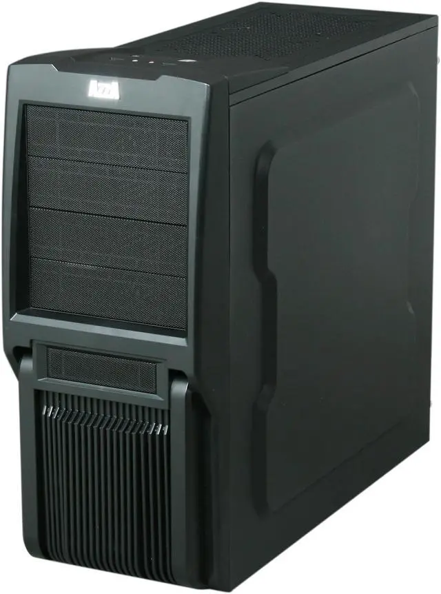 Alt view image 3 of 10 - AZZA Triton 401 Black SECC Steel ATX Mid Tower Computer Case
