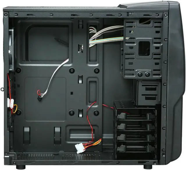 Alt view image 6 of 10 - AZZA Triton 401 Black SECC Steel ATX Mid Tower Computer Case