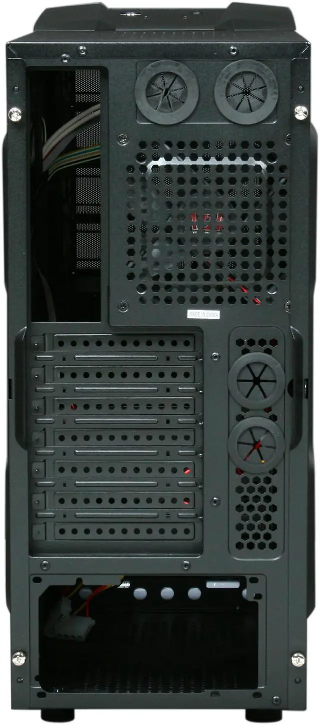Alt view image 9 of 10 - AZZA Triton 401 Black SECC Steel ATX Mid Tower Computer Case