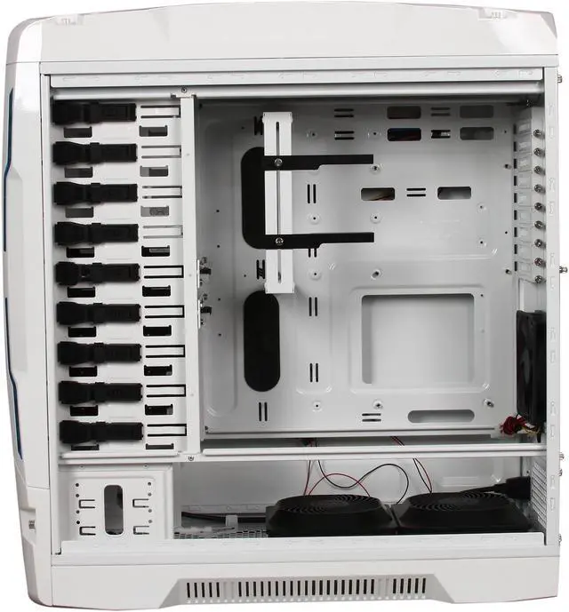 Alt view image 7 of 11 - AZZA Genesis 9000 CSAZ-9000W White 0.8mm SECC ATX Full Tower Computer Case