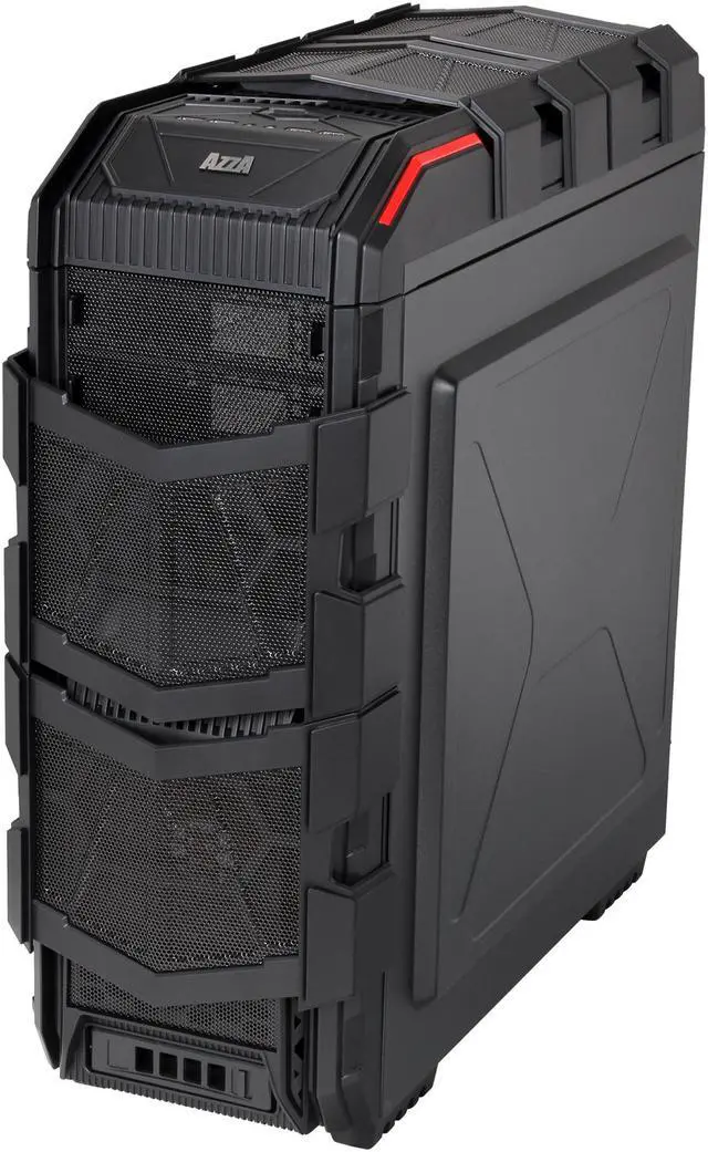 Alt view image 4 of 11 - AZZA CSAZ- XT1 B Black Japanese SECC Steel ATX Full Tower Computer Case