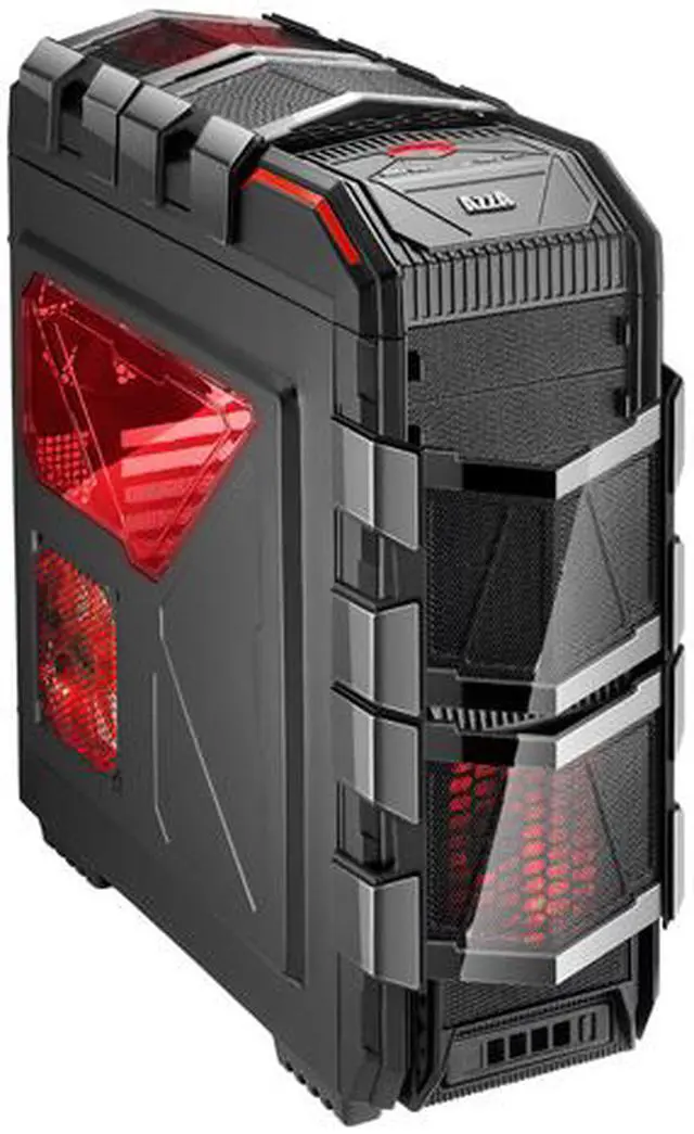 Alt view image 2 of 11 - AZZA CSAZ- XT1 B Black Japanese SECC Steel ATX Full Tower Computer Case