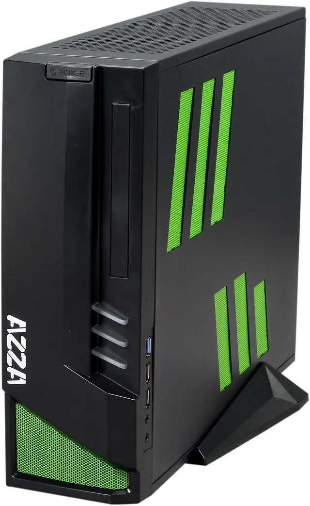 Alt view image 4 of 10 - AZZA CSAZ-103 Black SECC Mini-ITX Tower Computer Case