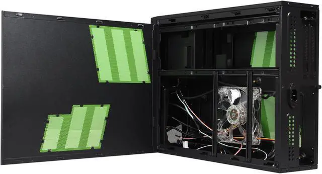 Alt view image 6 of 10 - AZZA CSAZ-103 Black SECC Mini-ITX Tower Computer Case