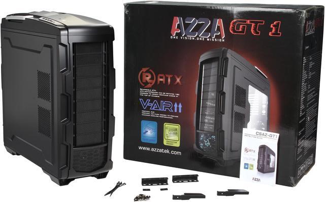 Alt view image 11 of 11 - AZZA CSAZ-GT 1 Black SECC ATX Full Tower Computer Case